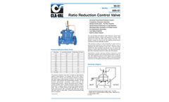 Cla-Val - Model 95-01 & 695-01 - Ratio Reduction Control Valve  - Engineering Data Sheet