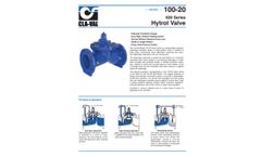 Cla-Val - Model 100-20 600 Series - Hytrol Valve - Engineering Data Sheet