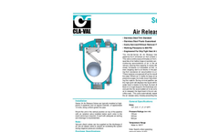Cla-Val - Model 33A - High-Performance Air Release & Vacuum Breaker Valve - Engineering Data Sheet - US & Metric Units