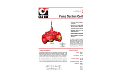 Cla-Val - Model HV-100-15 - Fire Hose Valve - Engineering Data Sheet - US and Metric Units