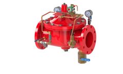 Cla-Val - Model 100G-URR - Electrically Actuated Pneumatic On/Off Regulating Deluge Valve