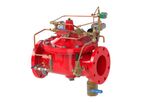 Cla-Val - Model 100G-UPRL - Electrically Actuated Hydraulic On/Off Regulating Deluge Valve