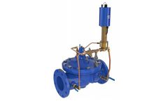 Cla-Val - Model 350-07 & 3650-07 - Electronic Pressure Sustaining Control with Manual Bypass