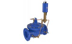 Cla-Val - Model 390-07 & 3690-07 - Electronic Pressure Reducing Valve with Manual Bypass