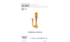 MDP Series Pit Pumps with Column - Technical Manual