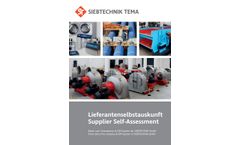 Siebtechnik - Facts About the Company & QM-System - Brochure