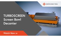 Siebtechnik TEMA Turboscreen Screen Decanter - Video