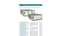 Model 2340 - Single Channel High Voltage Precision Power Amplifier Brochure