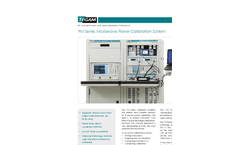 Model PMC26-001 - 10 MHz to 26.5 GHz Automatic Power Sensor Calibration System Brochure