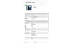 Model FDP221 - Fire Detection Panel, Esmi Sense - Datasheet