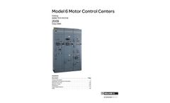 Square D - Model 6 AR - Motor Control Center - Catalog