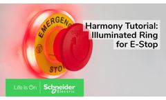 How to Mount the New illuminated Ring for E-Stop - Schneider Electric Support - Video