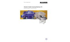 Allgaier - Model VTS - Vibration Tumbler Screening Machines - Brochure