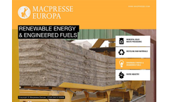 Macpresse - Renewable Energy & Engineered Fuels - Brochure