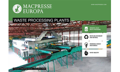 Macpresse - Waste Processing Plants - Brochure