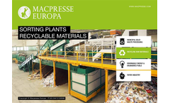 Macpresse - Sorting Plants Recyclable Materials - Brochure