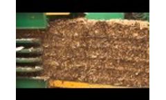 Wood Chips Testing to Produce Biomass With a Macpresse Baler Video