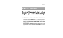 The Landfill Gas Collection, Utilisation and Surplus Gas Combustion Acting In Unison - Knowledge Base Brochure