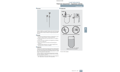 Siemens Pointek - Model CLS500 - Point Level Measurement - Capacitance Switches - Datasheet