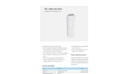 Halton - Model ZCI Zen Circle - Displacement Ventilation Unit - Datasheet
