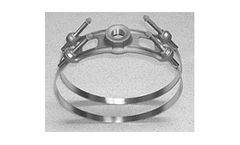 APAC - Model 113 - Large Diameter Pipe Bronze Saddle with Silicon Bronze Straps