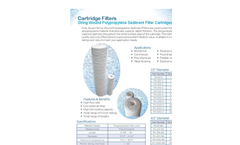 String Wound Sediment Filter Cartridges