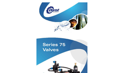 Dorot - Model 75 Series - Plastic Pilot-Operated Valves - Brochure