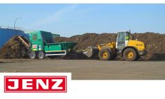 JENZ BA 615 D | Compact Biomass Processor for Composting and Biogas Facilities - Video -