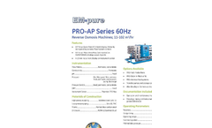 EM-Pure - MUNI RO Series - Membrane Elements for Municipal Drinking Water Plants Brochure