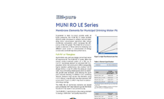 EM-Pure - Muni RO LE Series - Membrane Elements for Municipal Drinking Water Plants Brochure