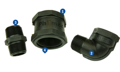 Philmac - Model BSP - Polypropylene Threaded Fitting