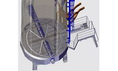 Saxlund - Sliding Frame for Flat Bottom Circular Silo