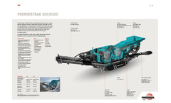 Premiertrak - Model 300 & R300 - Jaw Crusher Brochure