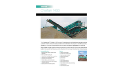 Chieftain - Model 1400 / 1400S - Mobile Screening Equipment Brochure