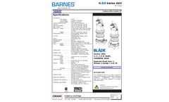 Blade - Model NGV/XGV - Grinder Pump - Brochure