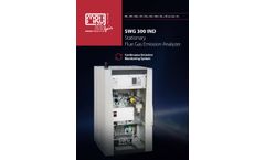 MRU - Model SWG 300 IND - Continuous Emission Monitoring System (Indoor) - Brochure