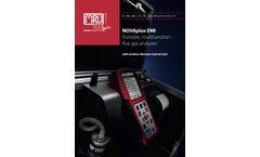 MRU - Model NOVAplus MCERTS - Portable Flue Gas Analyzer - Brochure