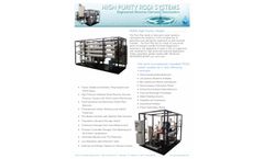 Burt - High Purity Reverse Osmosis Deionization Systems - Brochure