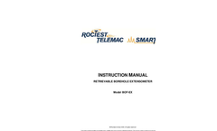 RocTest - Model BOF-EX - Incremental Borehole Extensometer - Manual