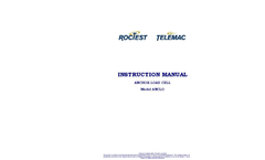 RocTest - Model ANCLO - Anchor Load Cell - Manual