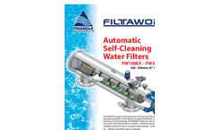 Automatic Self-Cleaning Water Filters FW100EX – FW350- Brochure