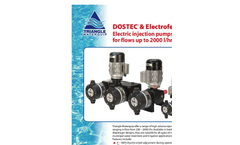 Model 2000 l/hr - Electric Injection PumpsBrochure