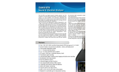 Svan - Model 979 - Sound & Vibration Analyzer Brochure