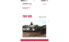 Model TDS V20 - Medium Speed Shredder Brochure