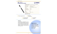 Gimat - Model NH4 722 Z - Ammonium Probe - Brochure