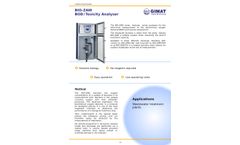 Gimat - Model BIO-ZAW Series - Biochemical Oxygen Demand (BOD) Measurement Analysers -Brochure