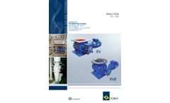 Filquip - Model RV / RVR - Rotary Valve – Standard Drop Through Model - Datasheet