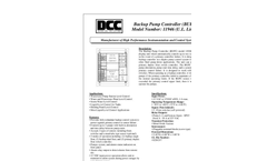 DCC - Model 11946 - Backup Float Switch Pump Controllers (BUPC) - Brochure