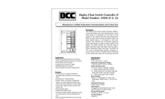 DCC - Model 12036 - Duplex Float Switch Controller (DFSC) - Brochure