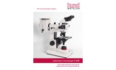 Helmut Hund - Model H 600 LED AFL Myko - Fluorescence Microscope - Brochure